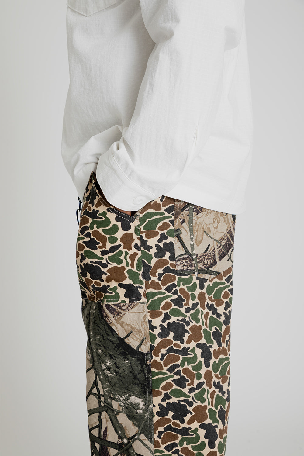Brother Brother Patchwork Fatigue Pant Combo Camo Detail 04
