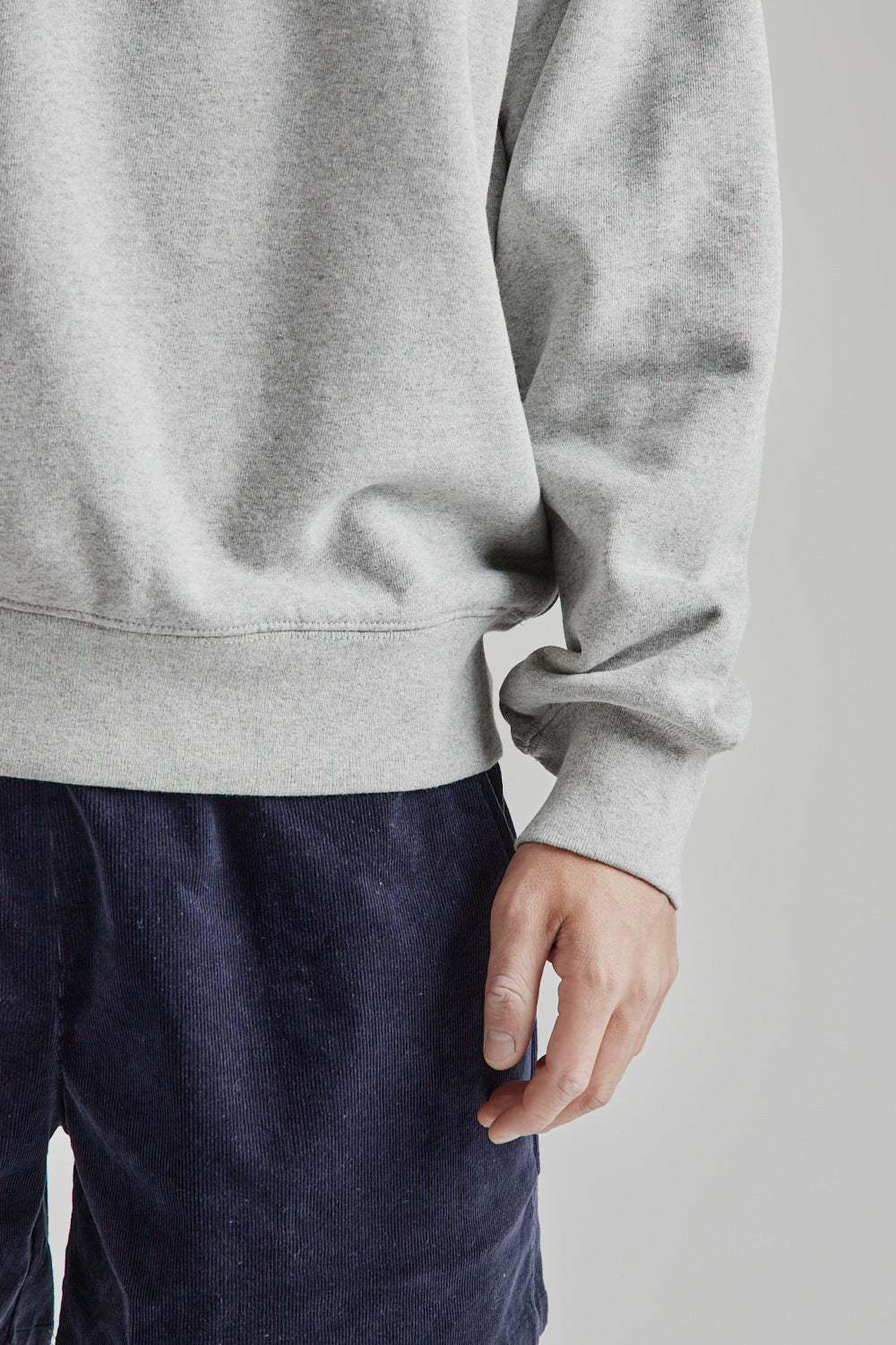 Brother Brother Standard Crew Neck in Heather Gray