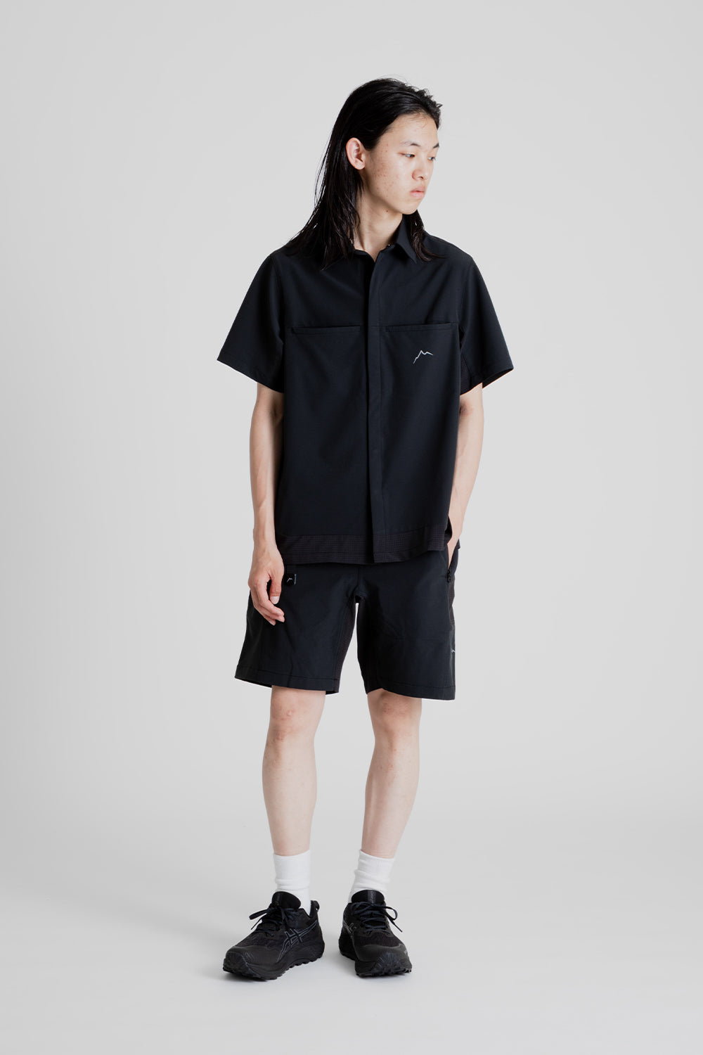 Cayl EQ Hybrid Short Sleeve Shirt in Black
