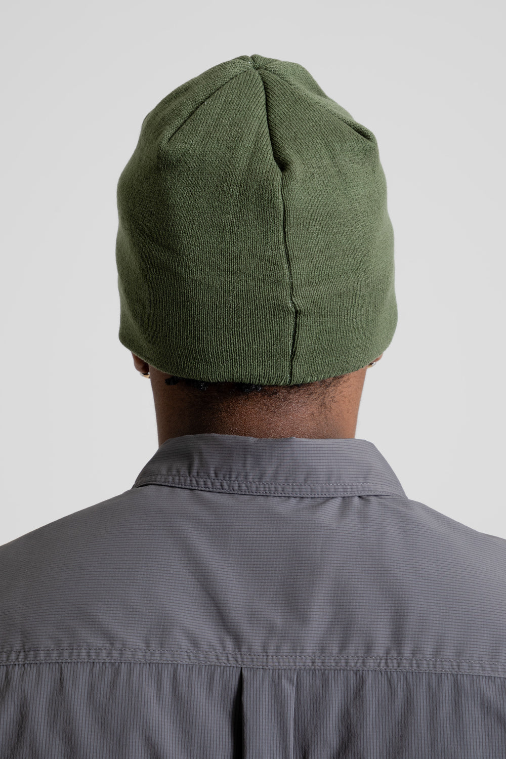 Cayl Logo Short Beanie in Olive