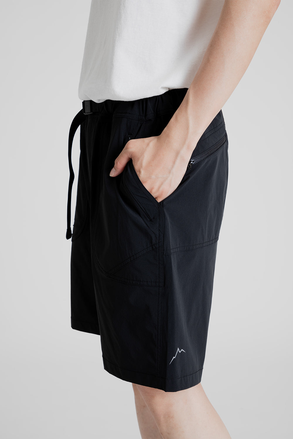 Cayl Nylon Limber Shorts in Black