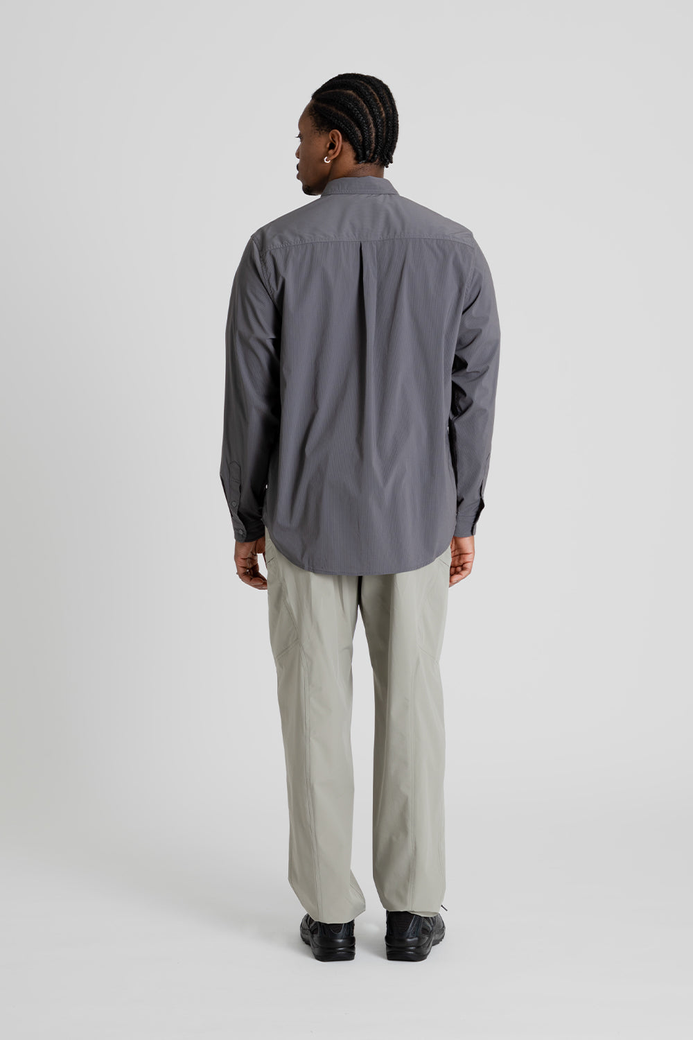 Cayl Stretch Nylon Hiker Shirt in Grey