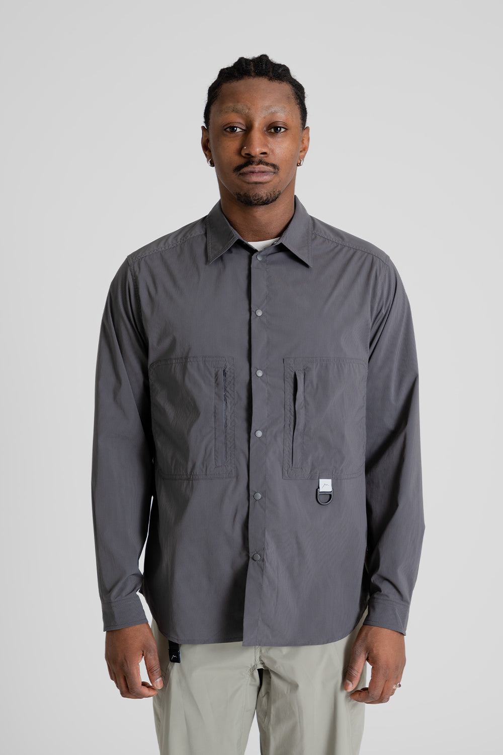 Cayl Stretch Nylon Hiker Shirt in Grey