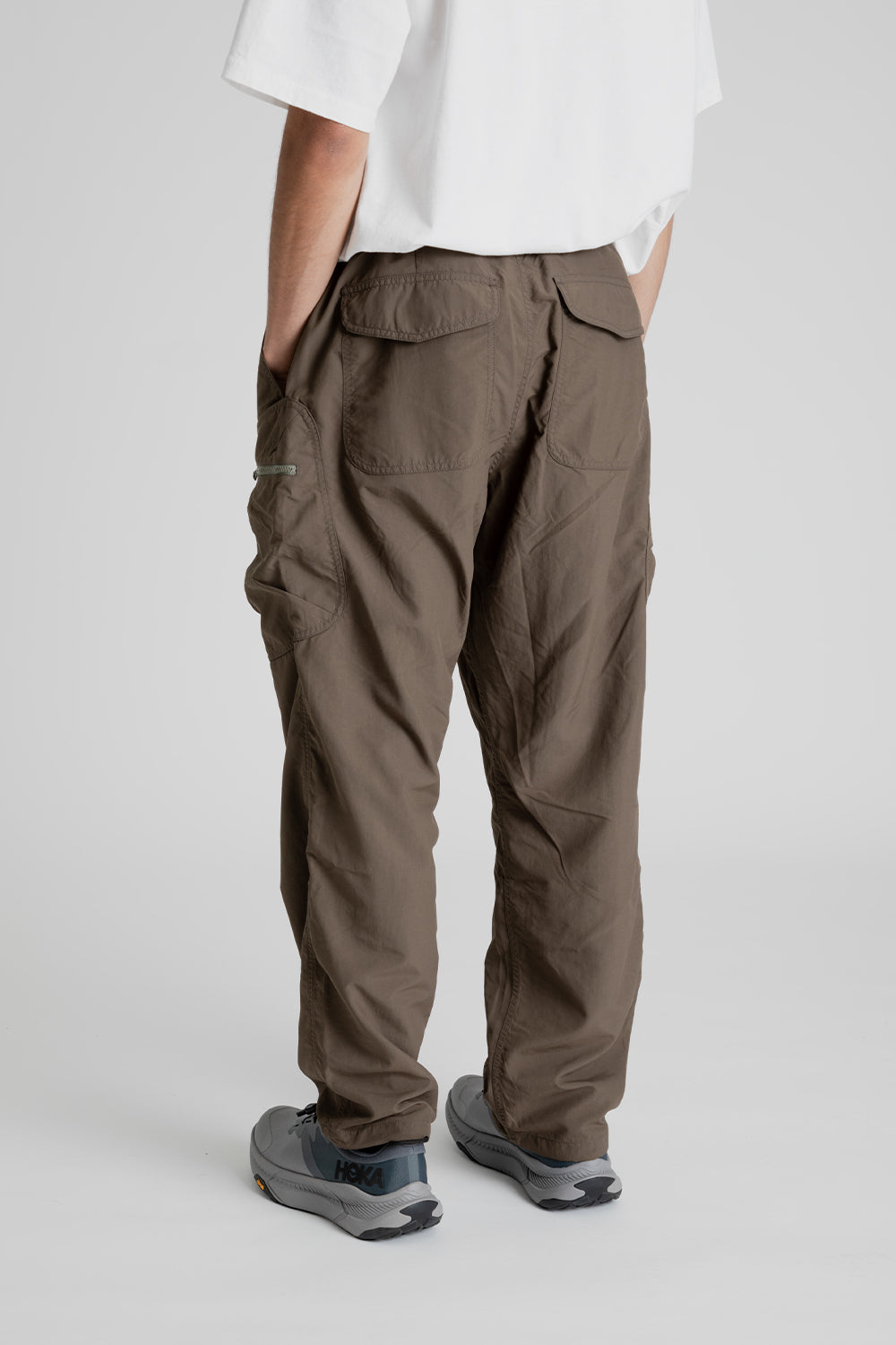 Cayl Supplex Cargo Wide Pant in Khaki