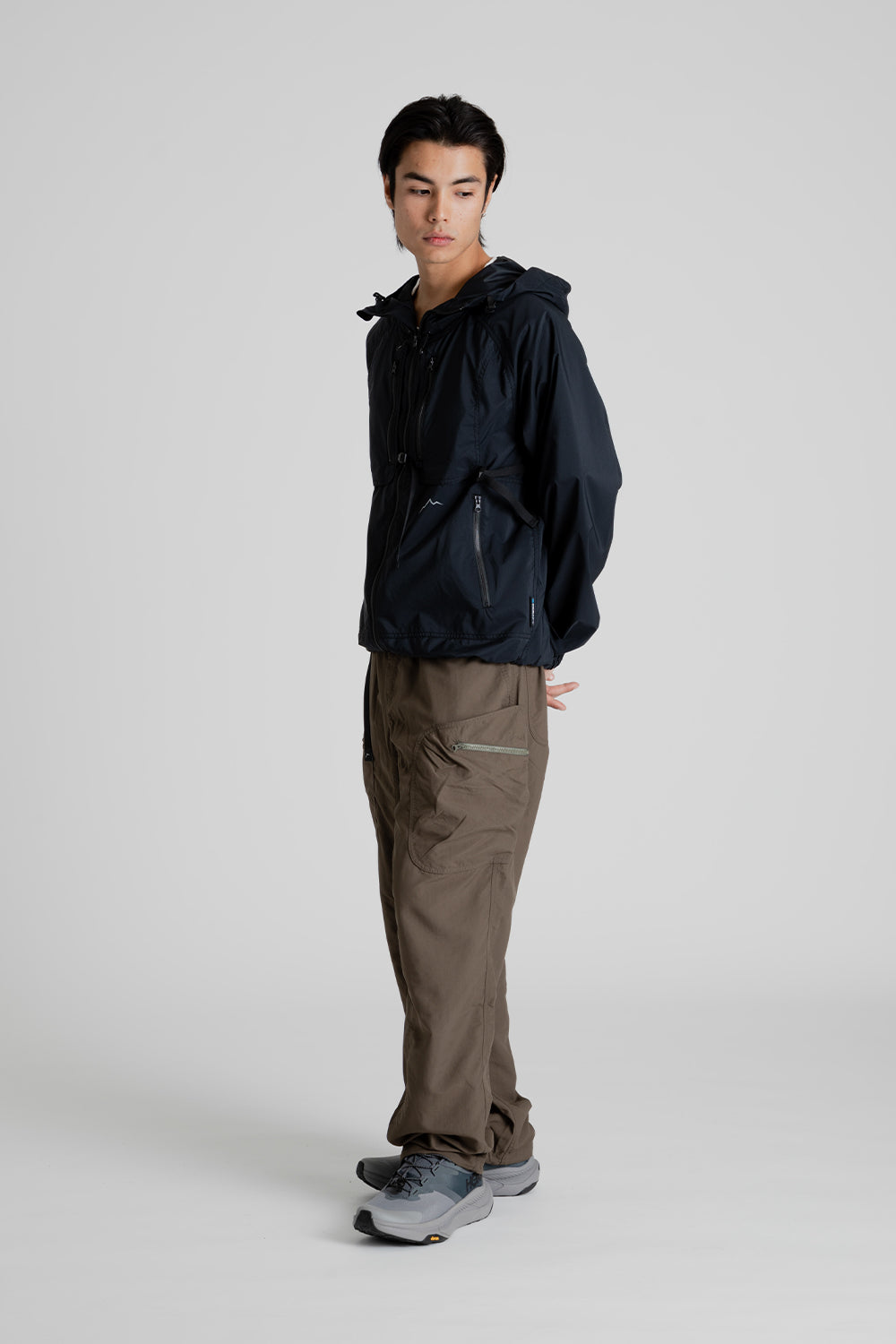 Cayl Supplex Cargo Wide Pant in Khaki