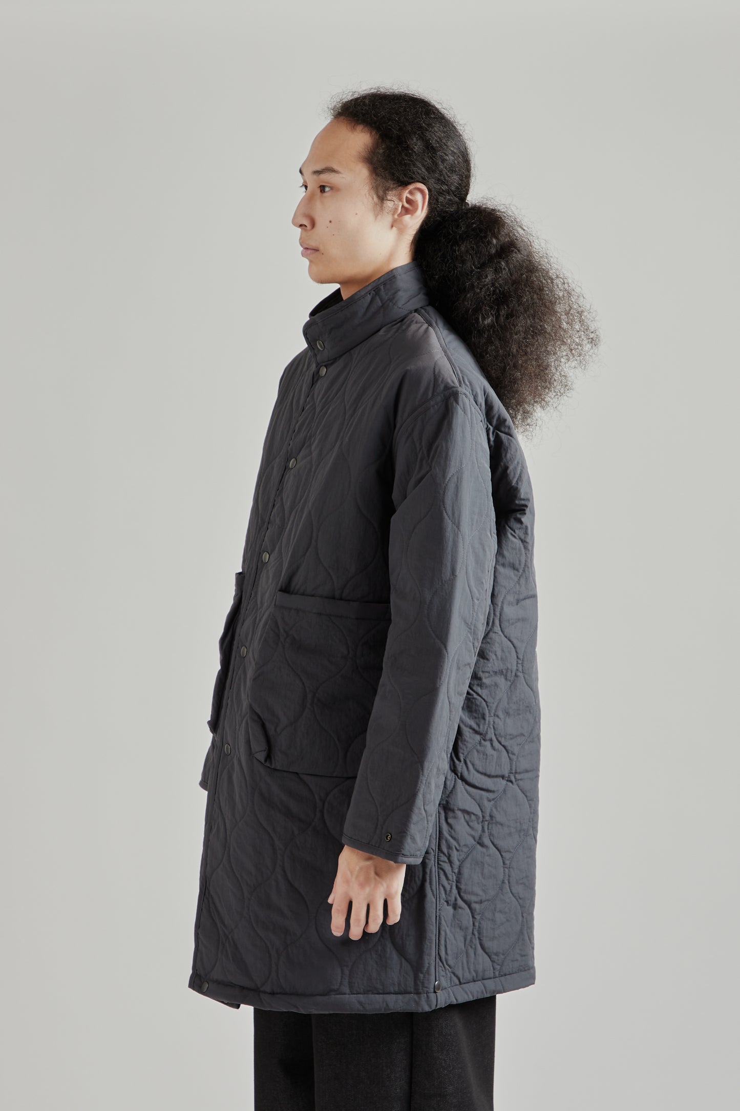 Convertible Padded Coat - Grey