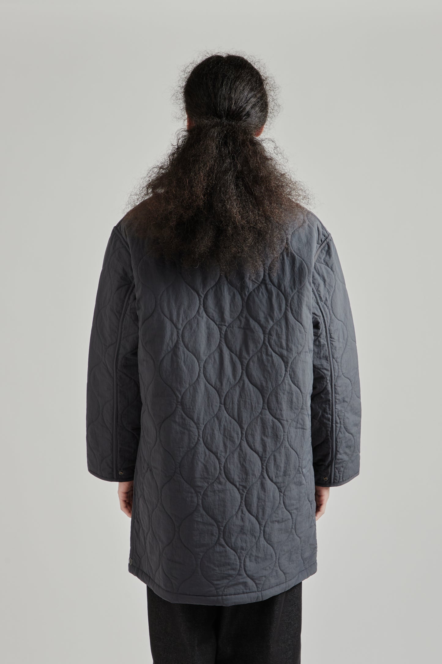 Convertible Padded Coat - Grey