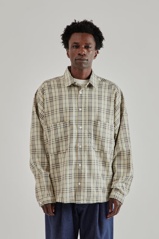 Estudio Niksen FW25 Dart Oxford Shirt Checkered2