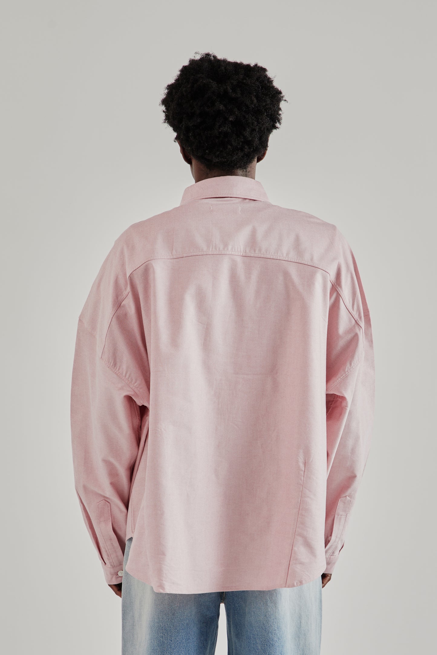 Estudio Niksen FW25 Dart Oxford Shirt Red5
