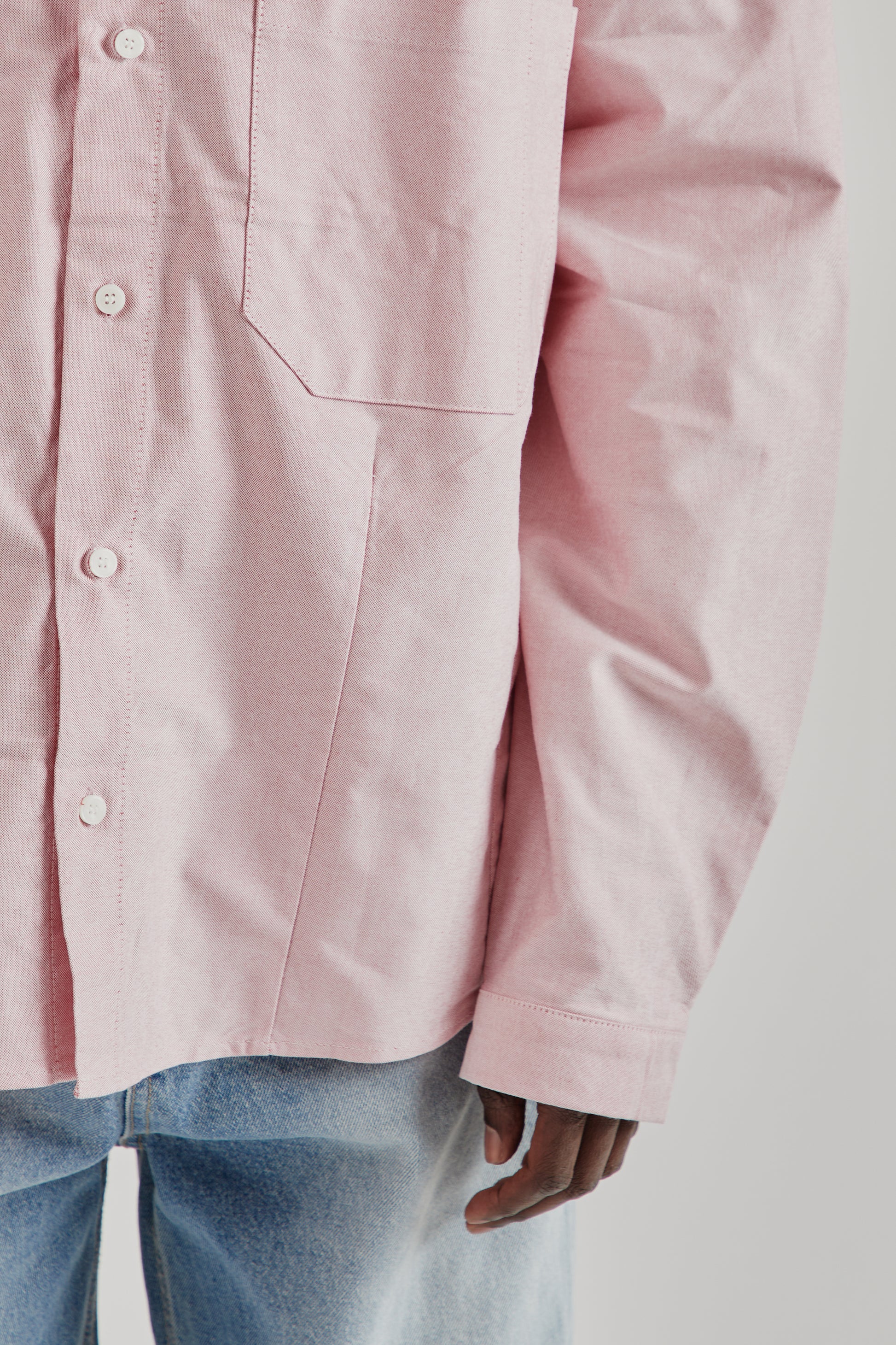 Estudio Niksen FW25 Dart Oxford Shirt Red8