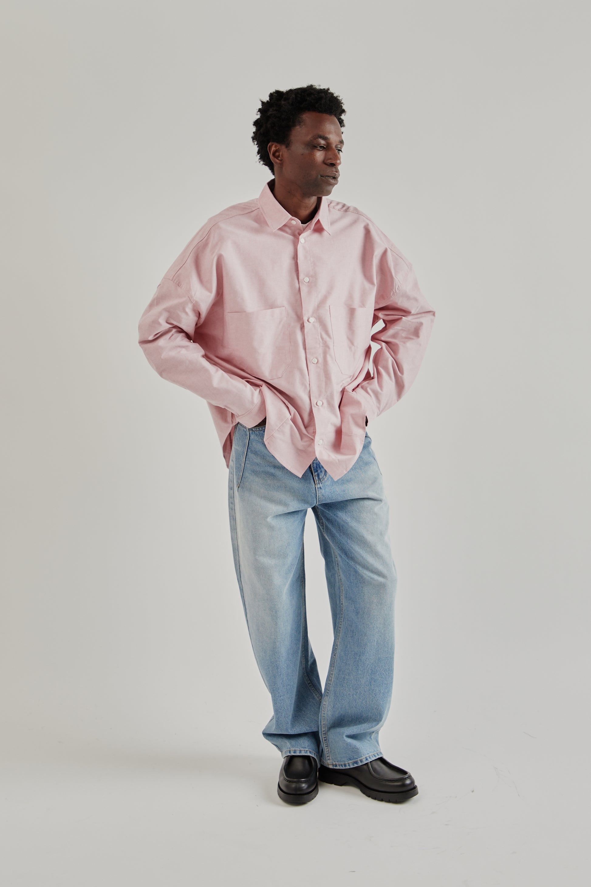 Estudio Niksen FW25 Dart Oxford Shirt Red9