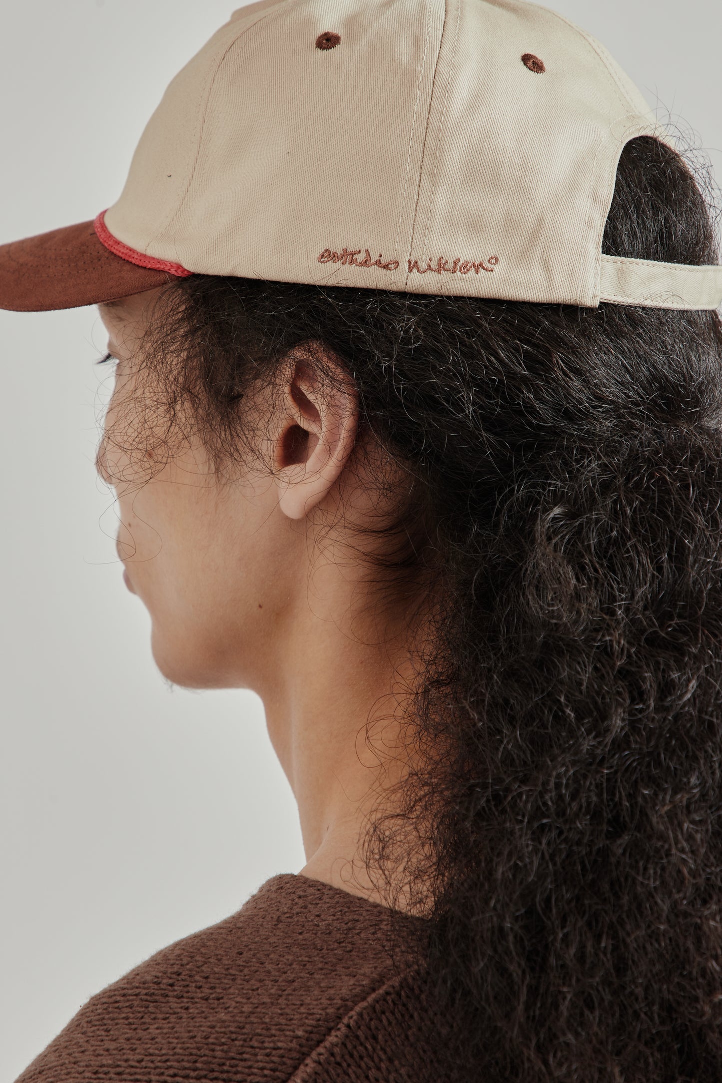 E. N. Signature Cap - Ivory