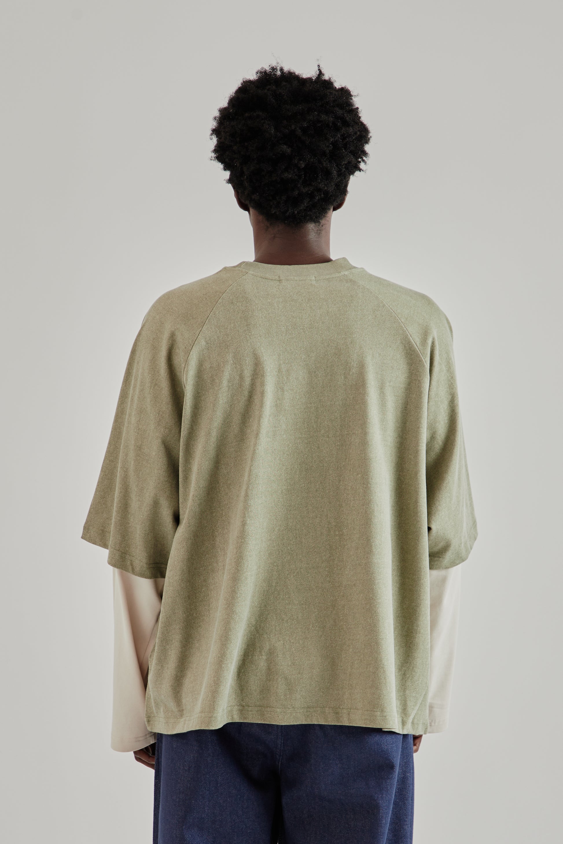 Estudio Niksen FW25 Longsleeve Layered Tee Khaki5