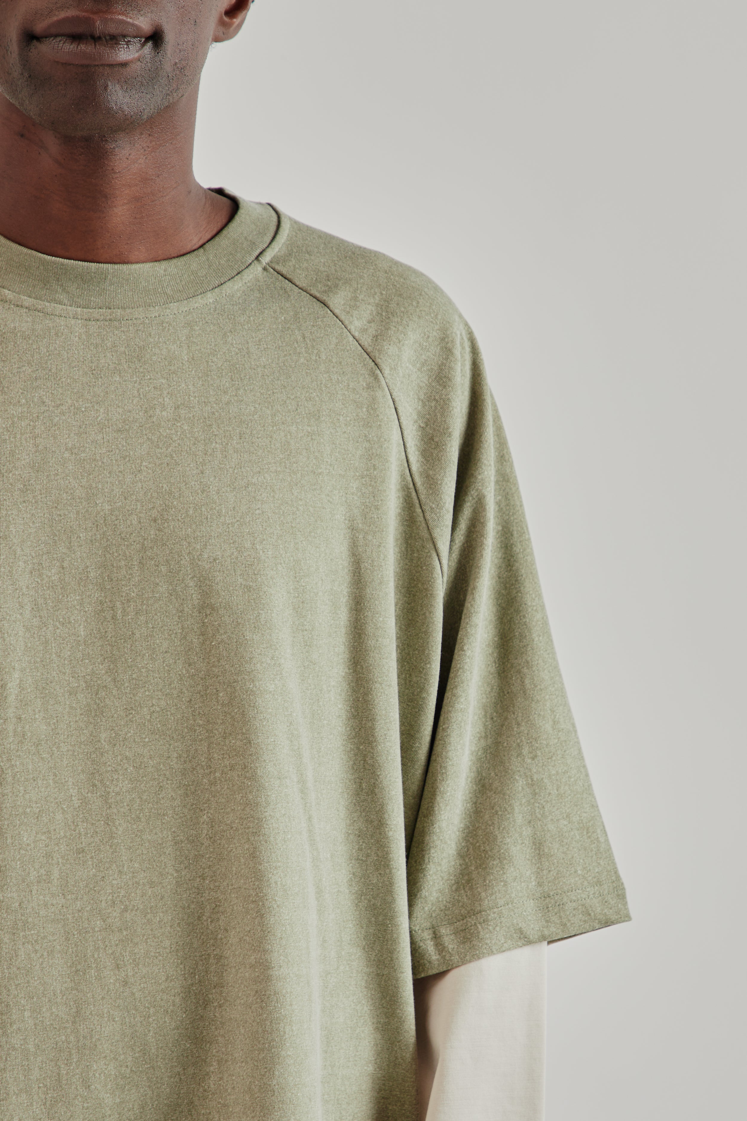 トップス MYNE LAYERD LONGSLEEVE TEE Longsleeve Layered Tee - Khaki – Wallace Mercantile Shop