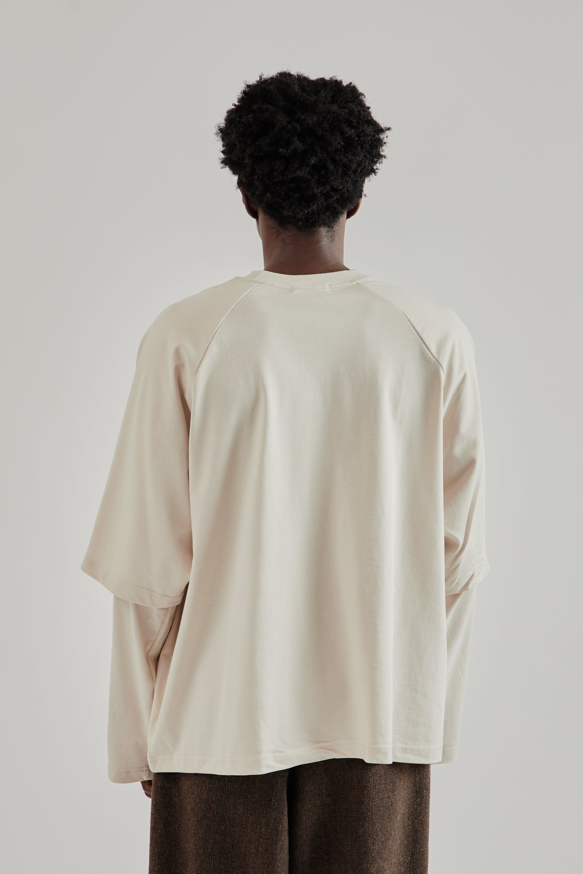 Estudio Niksen FW25 Longsleeve Layered Tee Off White5