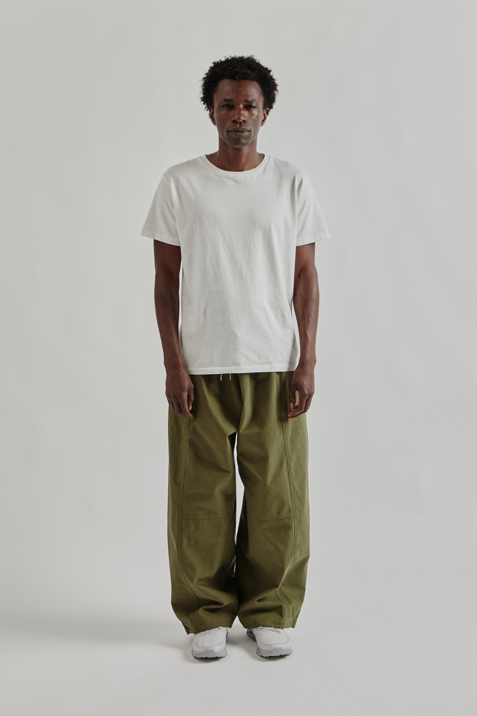Estudio Niksen FW25 Panelled Balloon Pants Khaki 23