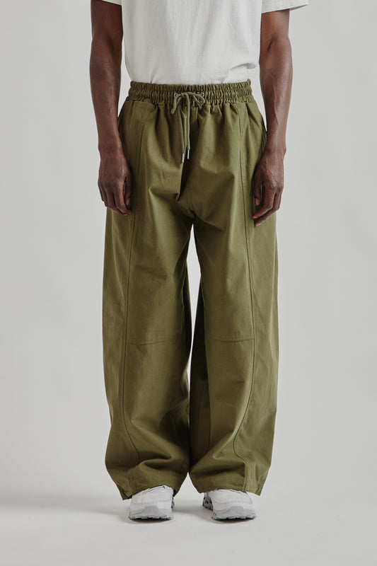 Estudio Niksen FW25 Panelled Balloon Pants Khaki 27