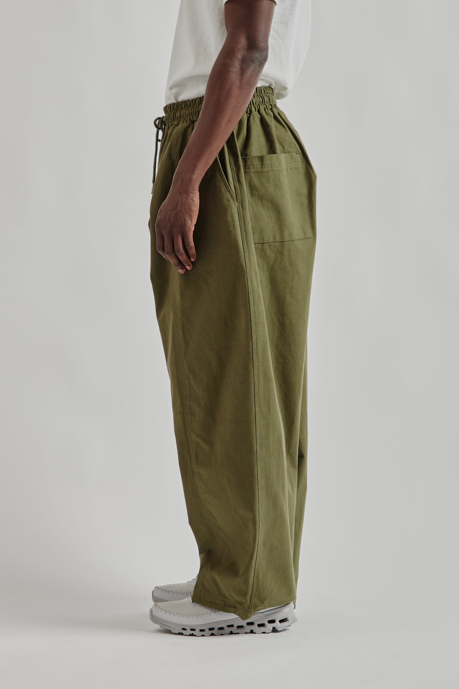 Estudio Niksen FW25 Panelled Balloon Pants Khaki 28