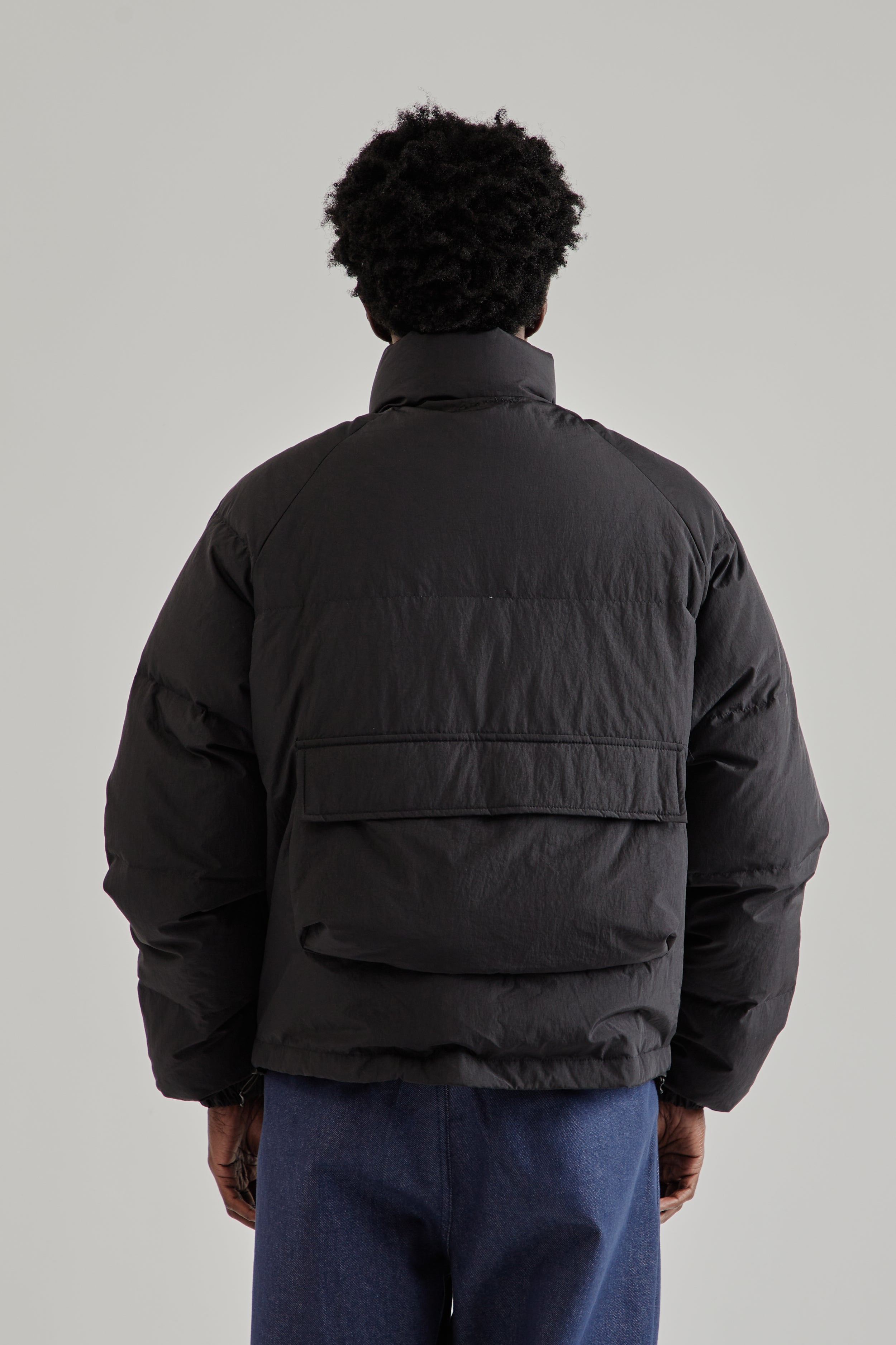 Raglan Puffer Jacket - Black – Wallace Mercantile Shop