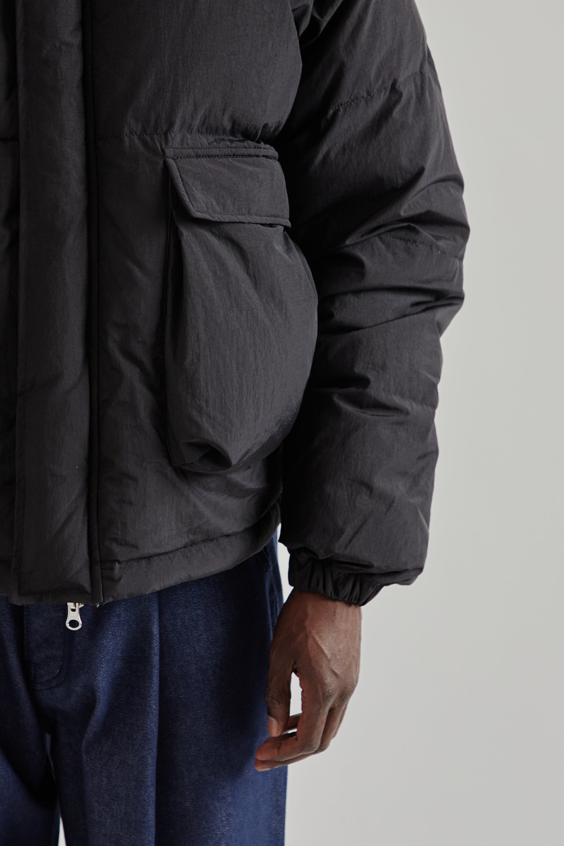 Estudio Niksen FW25 Raglan Puffer Jacket Black8