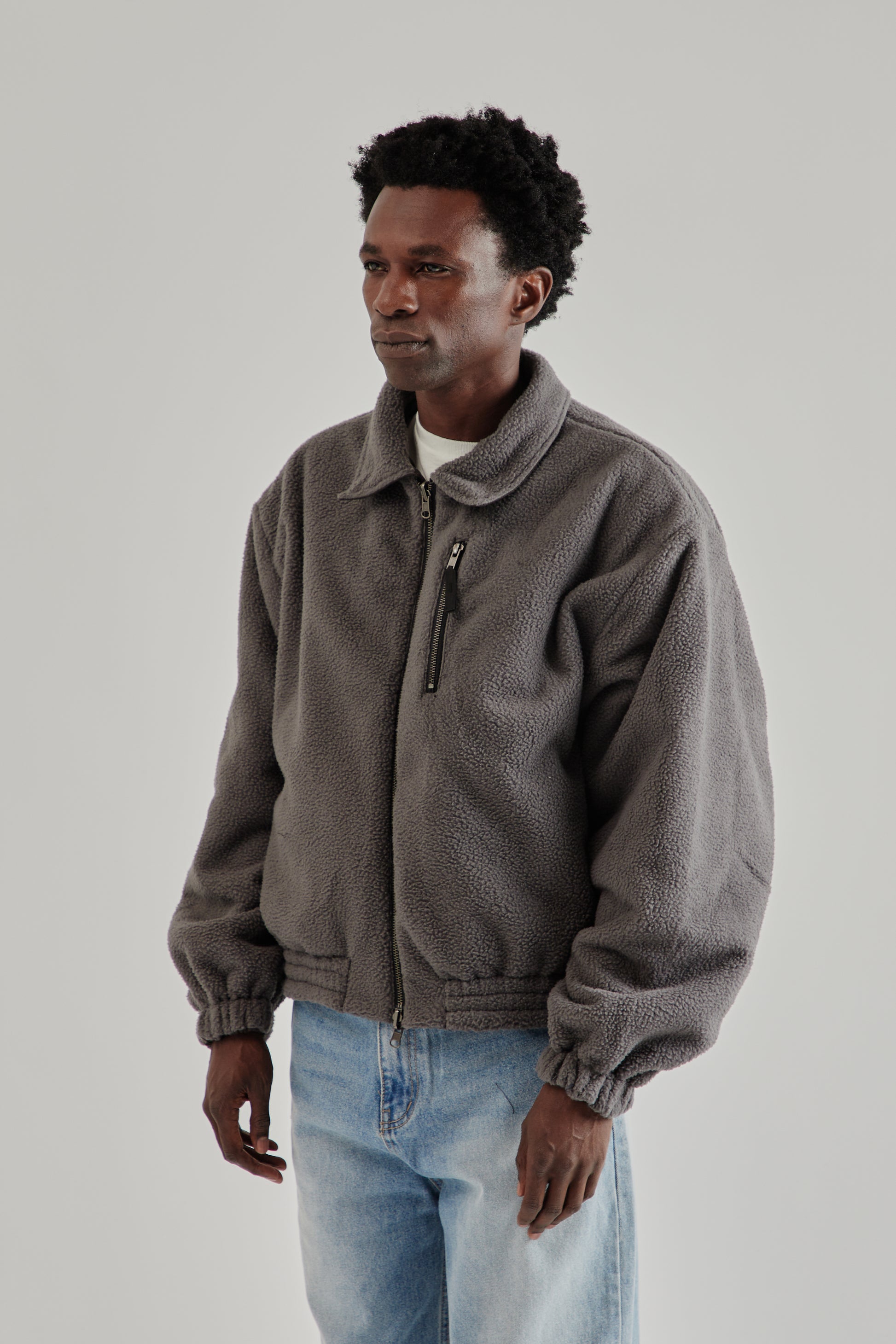 Estudio Niksen FW25 Reversible Bomber Jacket Grey15
