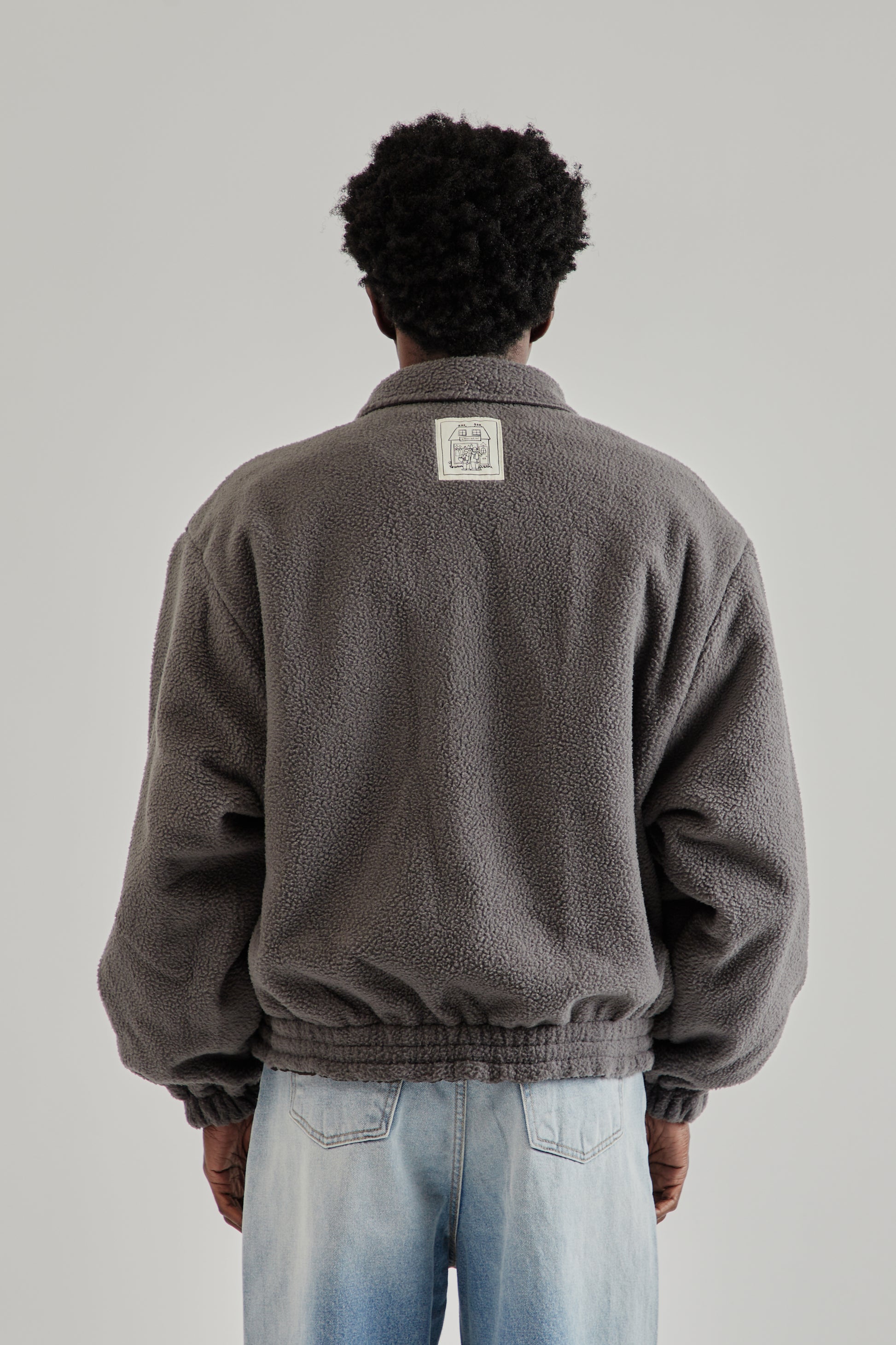 Estudio Niksen FW25 Reversible Bomber Jacket Grey17