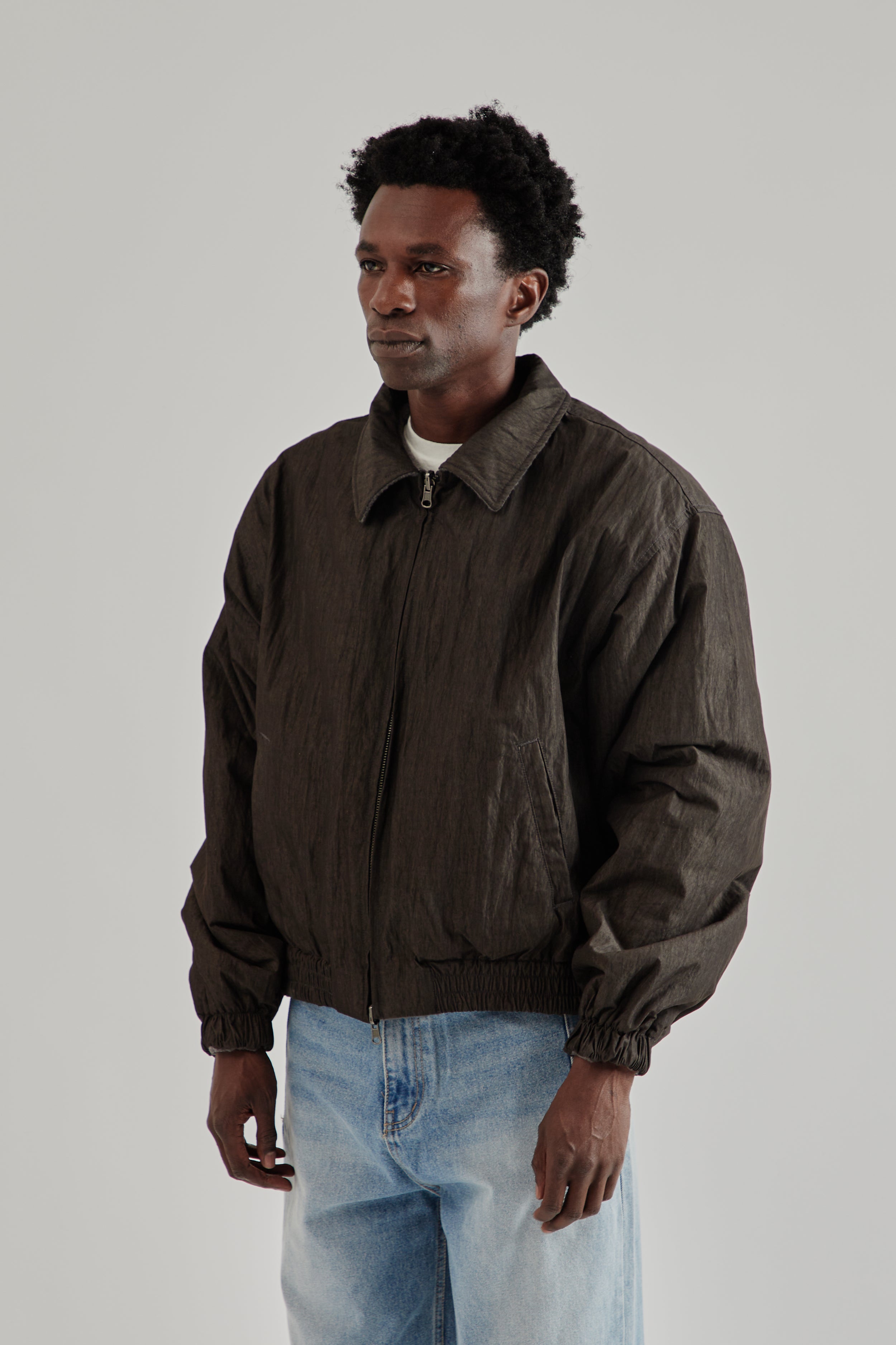 Reversible Bomber Jacket - Grey – Wallace Mercantile Shop