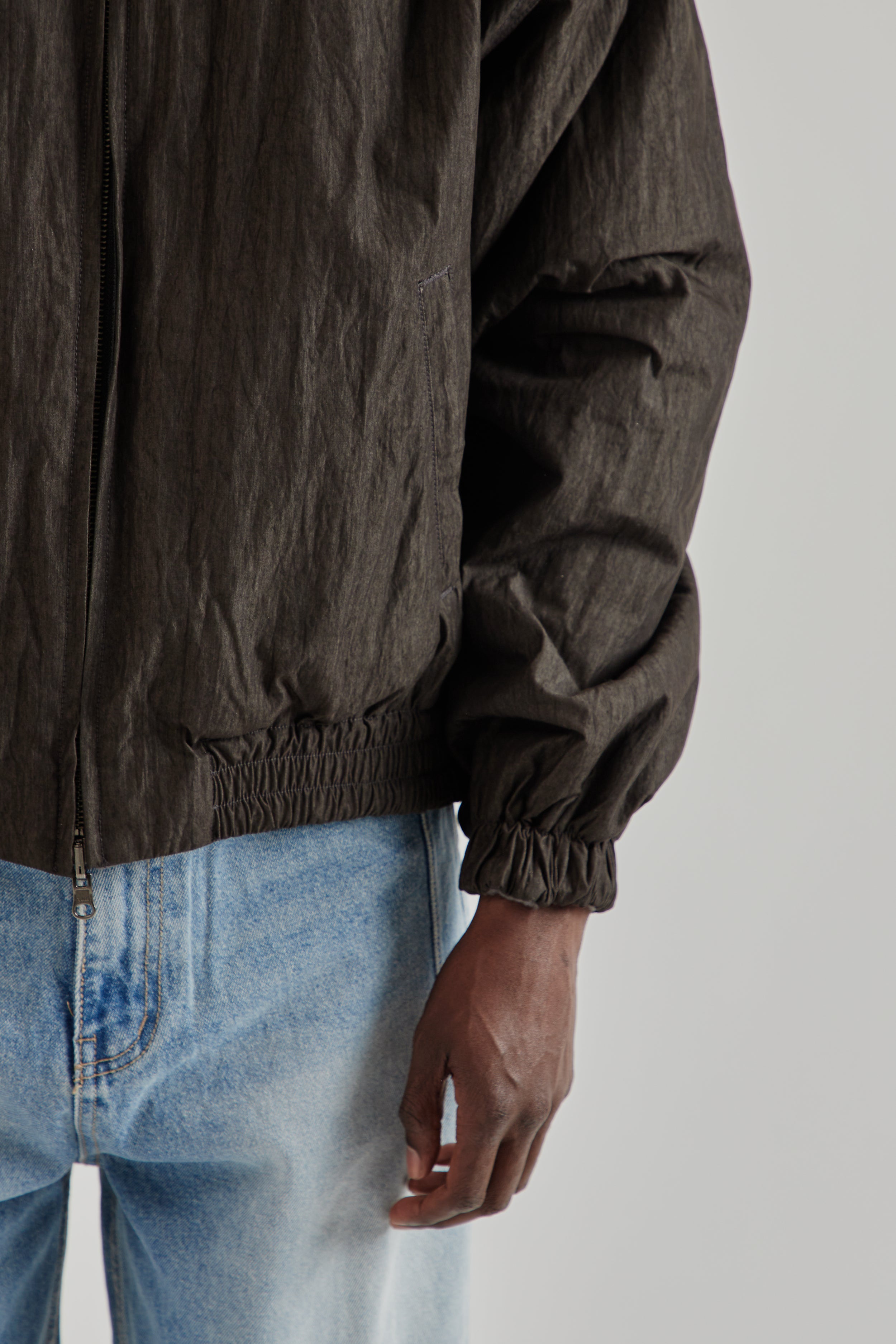 Reversible Bomber Jacket - Grey – Wallace Mercantile Shop