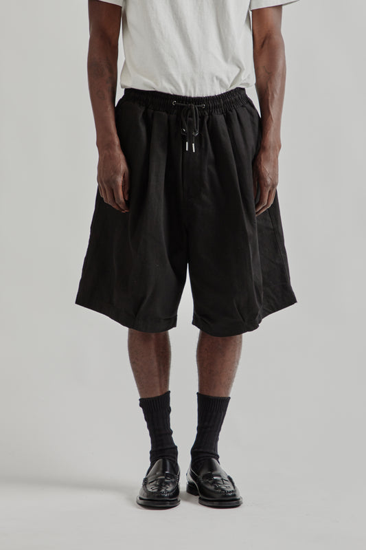 Estudio Niksen FW25 Stopper Balloon Bermudas Black 2