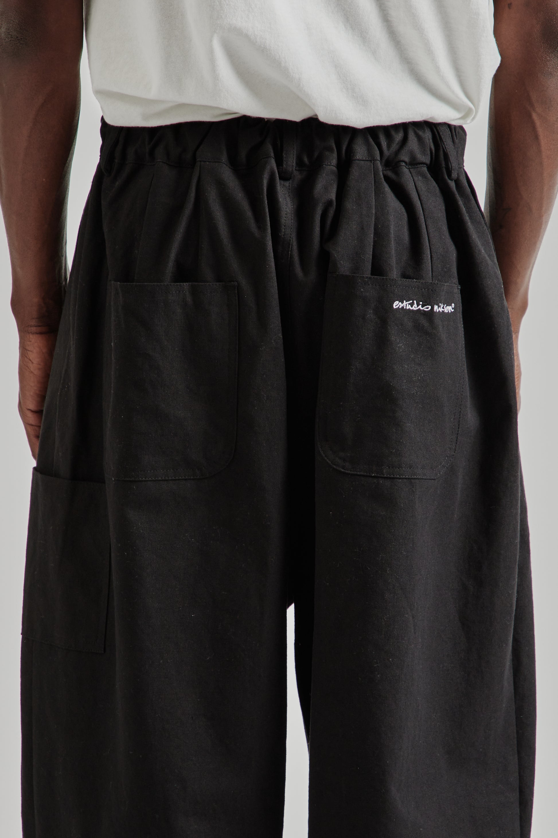 Estudio Niksen FW25 Stopper Balloon Trousers Black 11