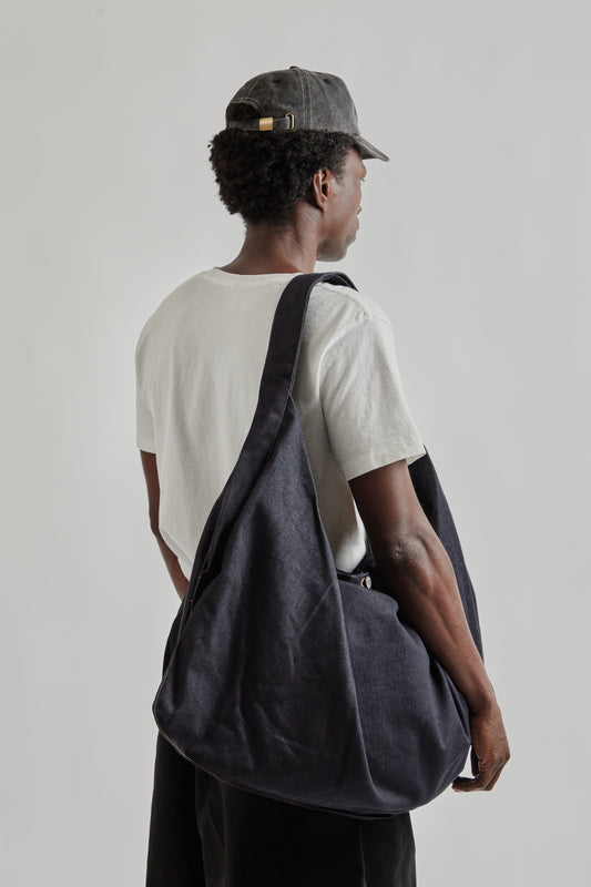 Estudio Niksen FW25 Three-Way Raw Denim Bag Indigo 1