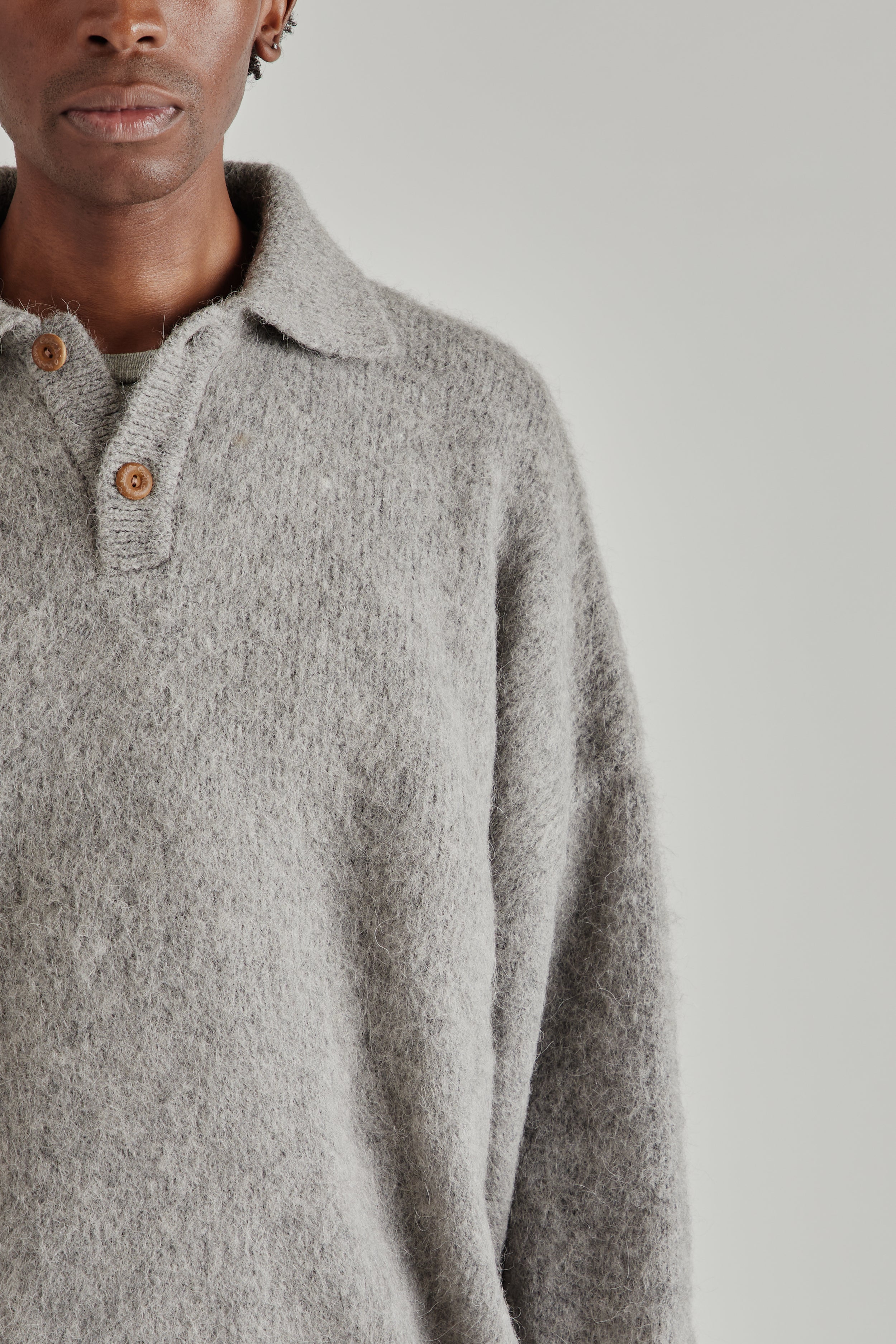 Estudio Niksen Alpaca Polo Grey | Wallace Mercantile