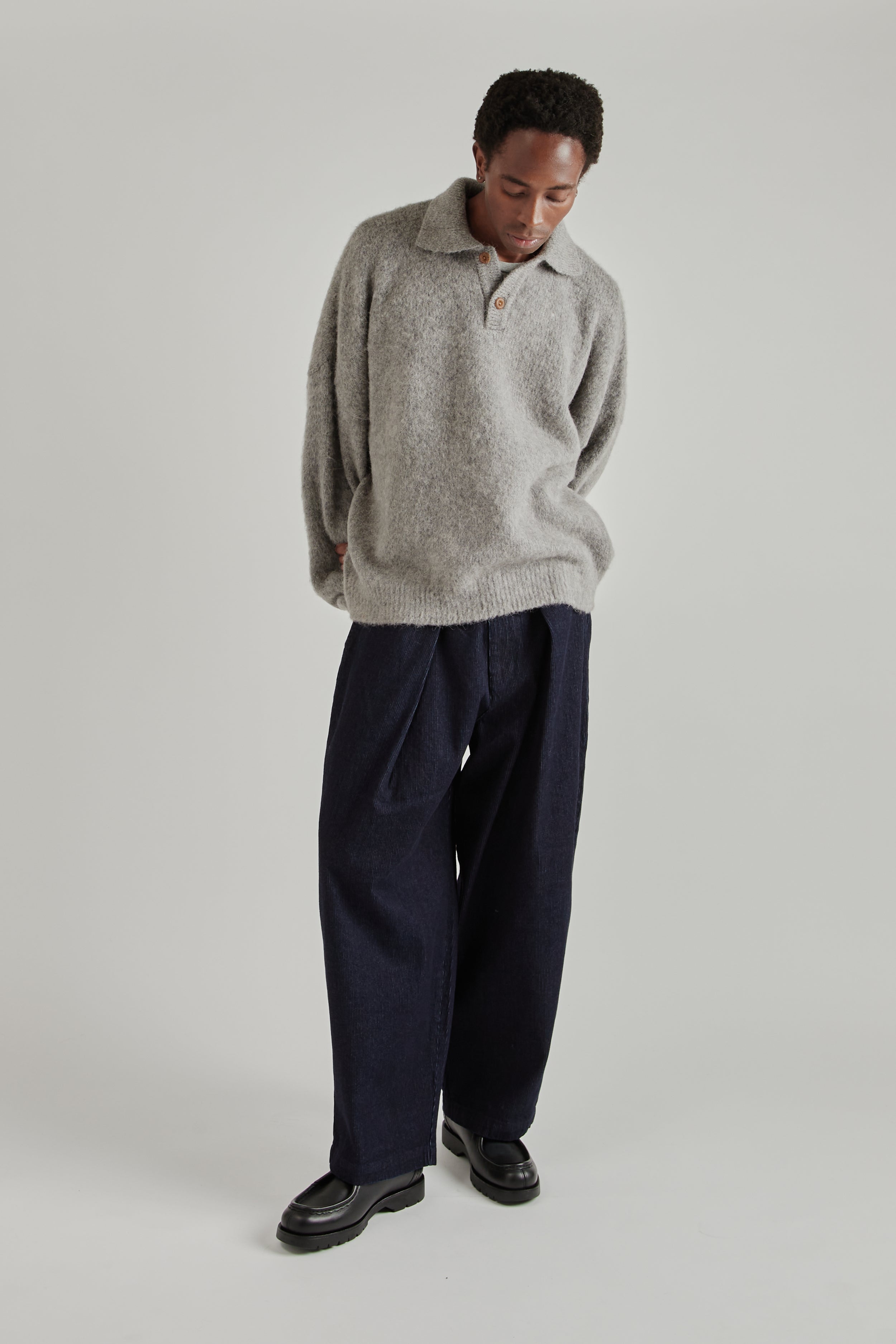 Estudio Niksen Alpaca Polo Grey | Wallace Mercantile