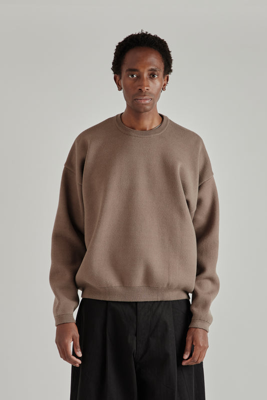 Estudio Niksen FW26 Balloon Heavy Sweater Brown 2016
