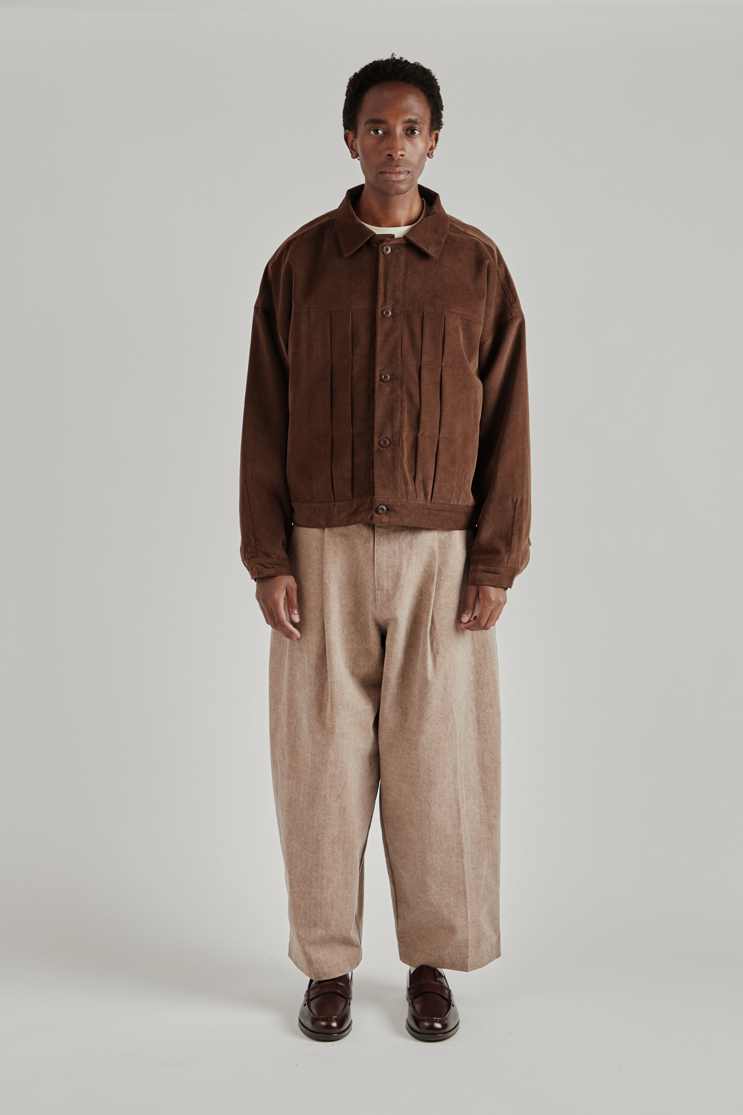 Estudio Niksen Corduroy Trucker Brown | Wallace Mercantile