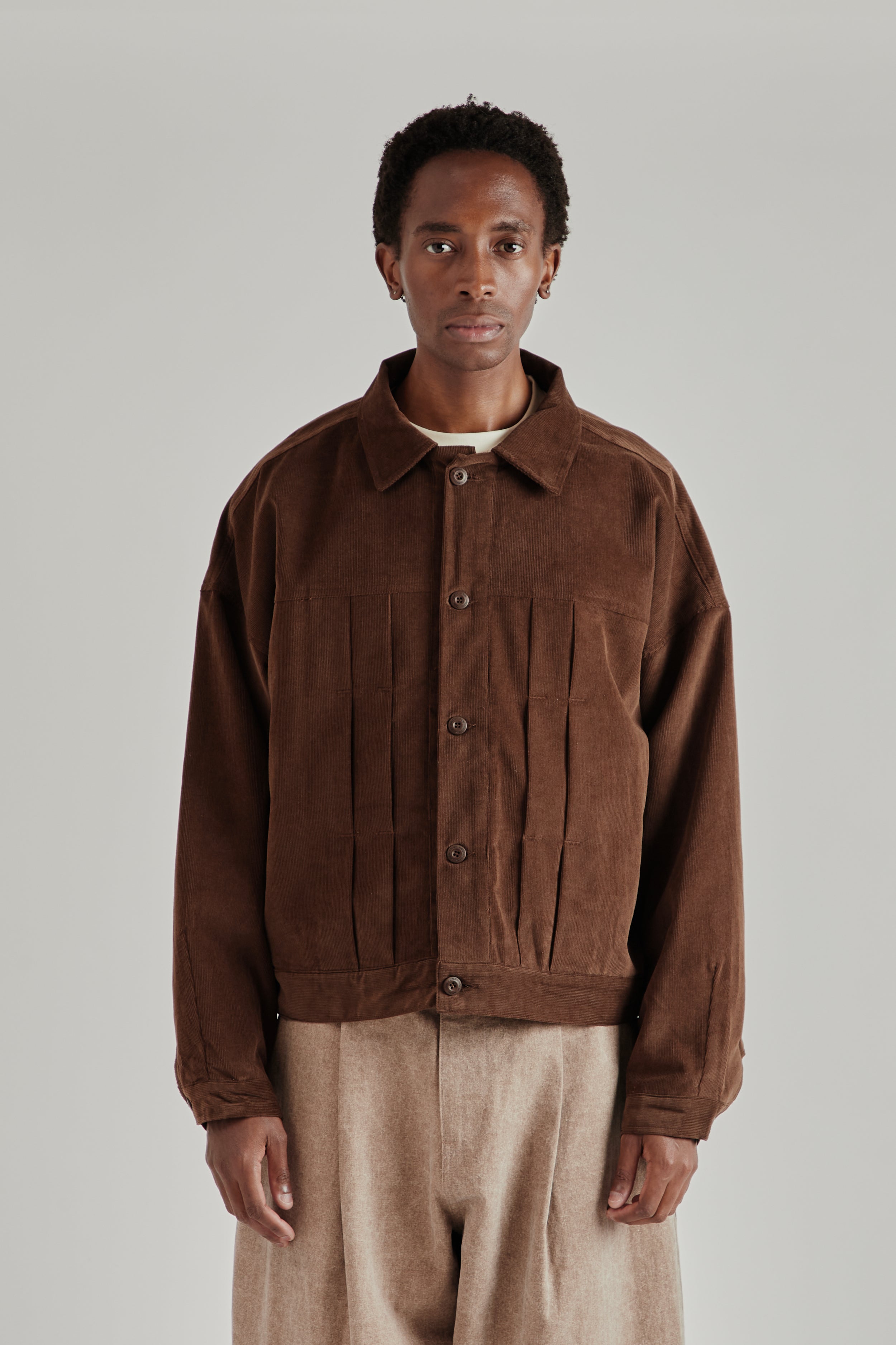 Estudio Niksen Corduroy Trucker Brown | Wallace Mercantile