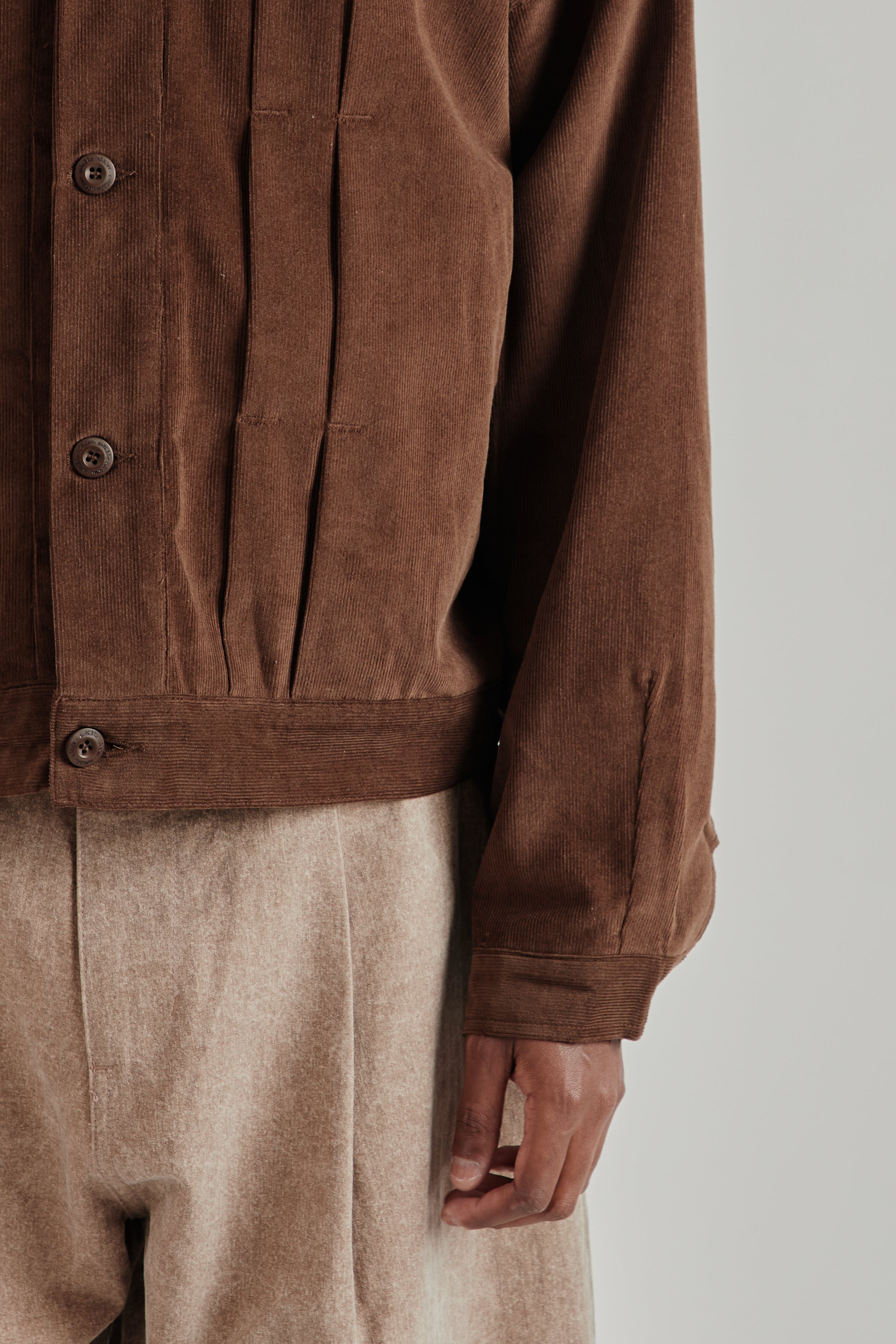 Estudio Niksen Corduroy Trucker Brown | Wallace Mercantile