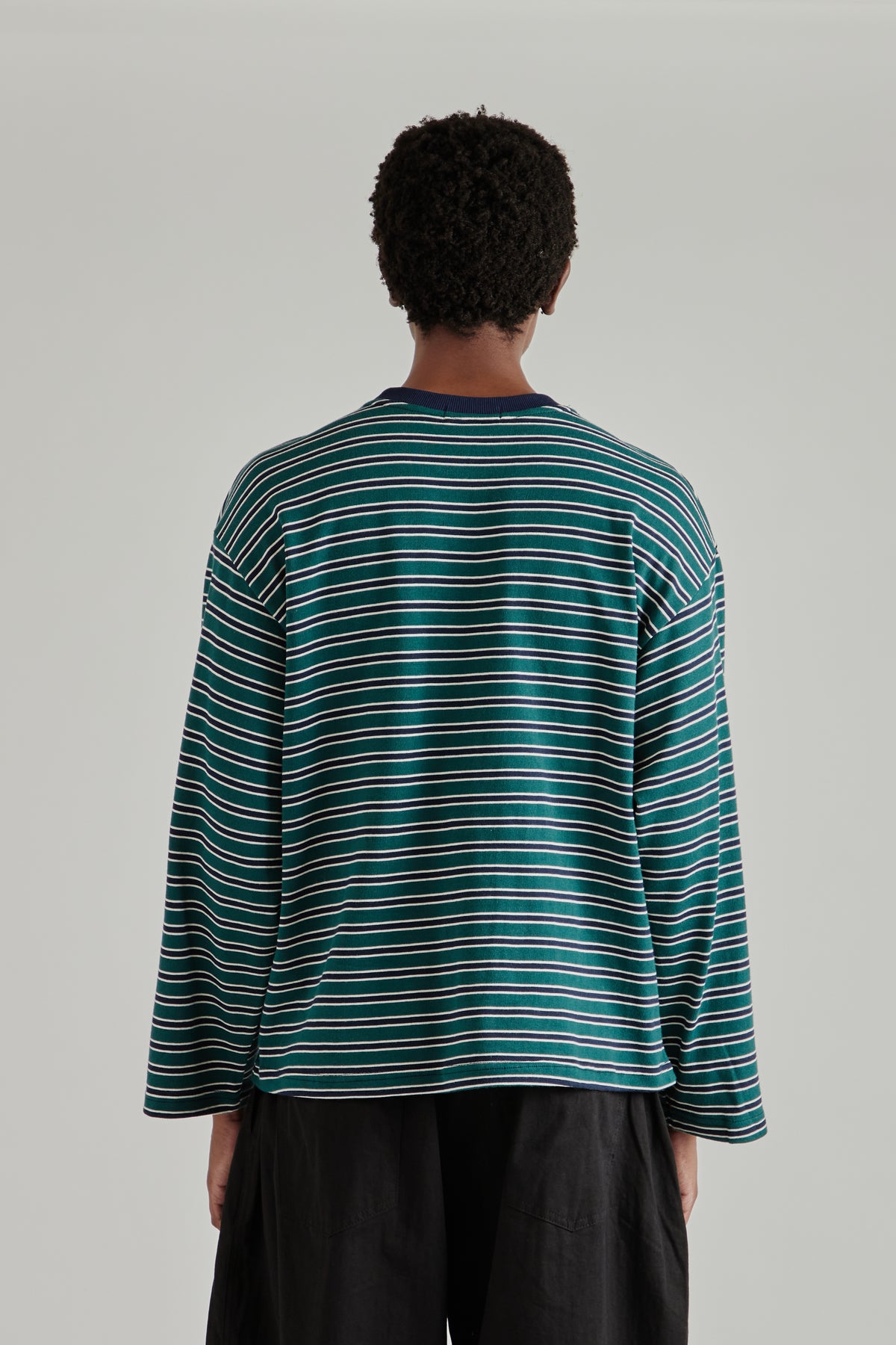 Estudio Niksen FW26 Longsleeve Stripe Tee Green1959