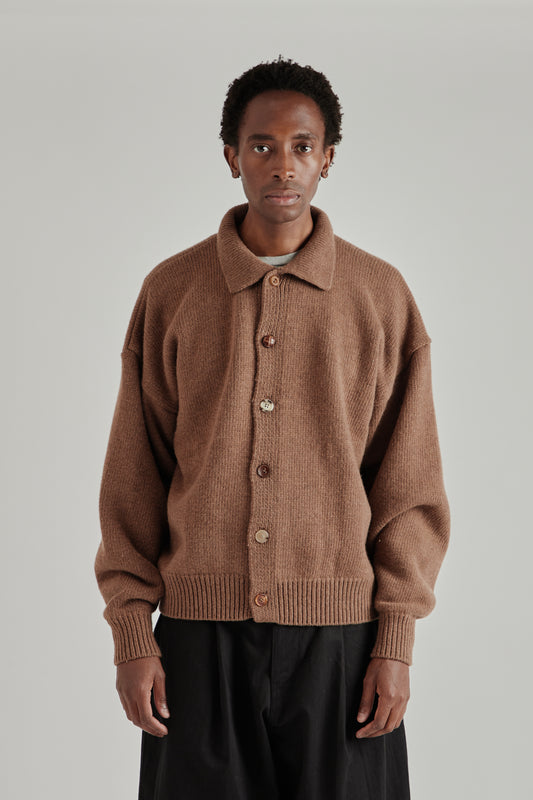 Estudio Niksen FW26 Mismatch Button Cardigan Brown1994