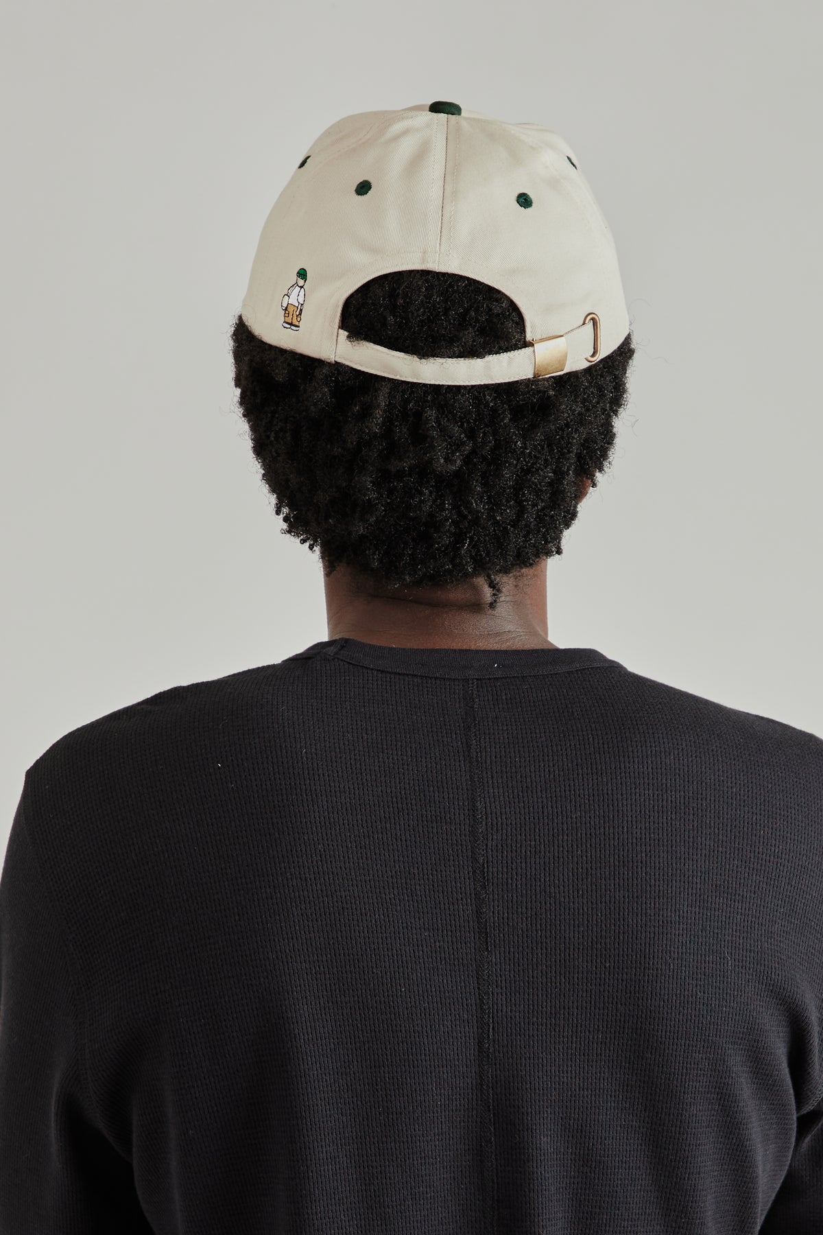 Niksen Doodle Cap - Green/Cream