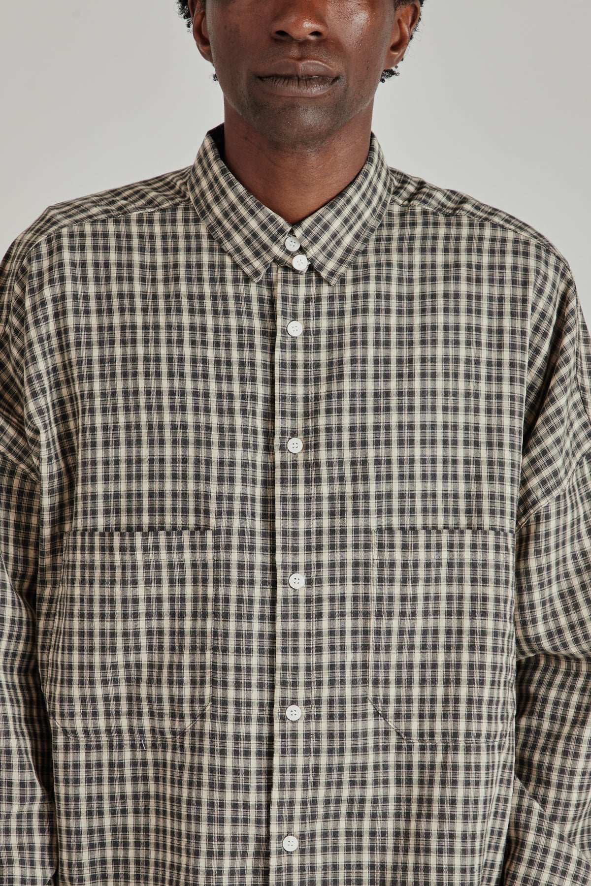 Oxford Balloon Shirt - Brown Checkered