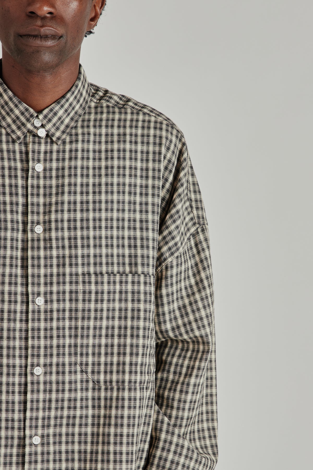 Oxford Balloon Shirt - Brown Checkered