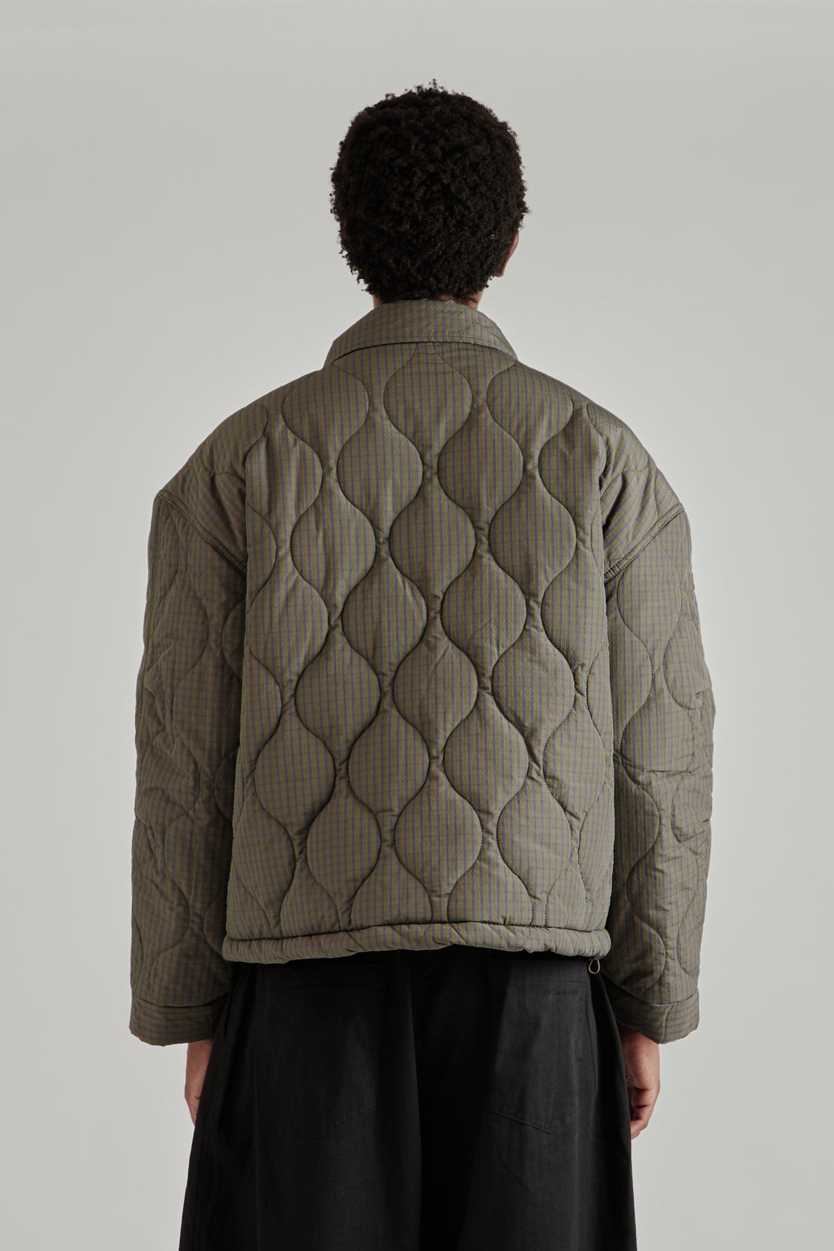 Estudio Niksen FW26 Quilted Pocket Jacket Checkered2046