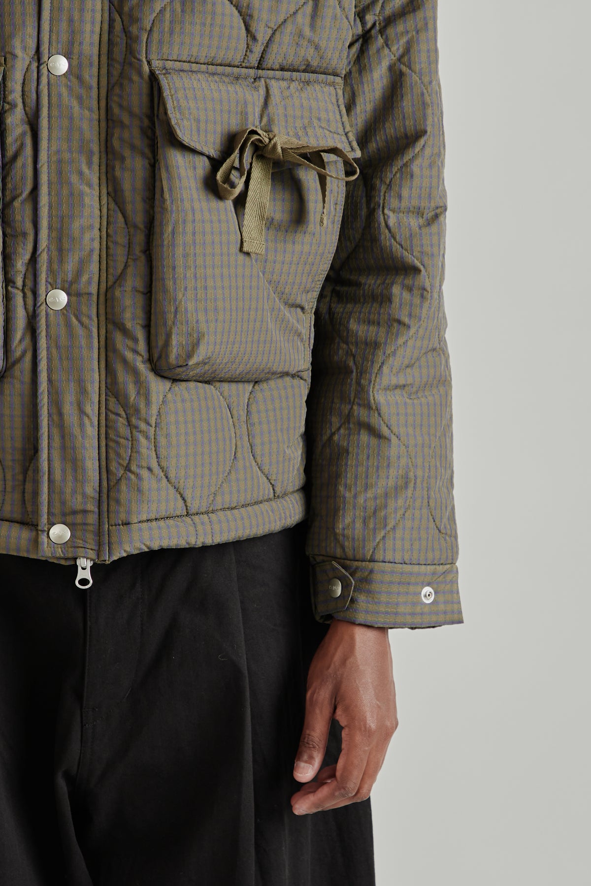 Estudio Niksen FW26 Quilted Pocket Jacket Checkered2050