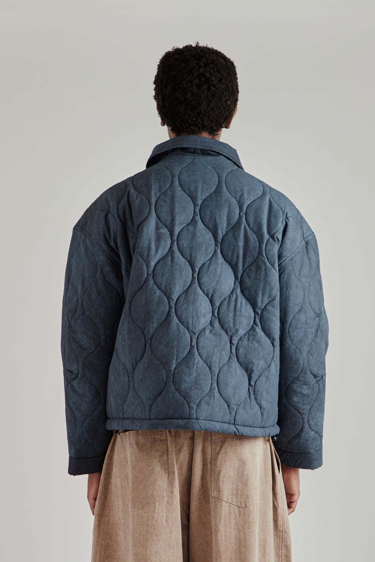 Estudio Niksen FW26 Quilted Pocket Jacket Navy1932