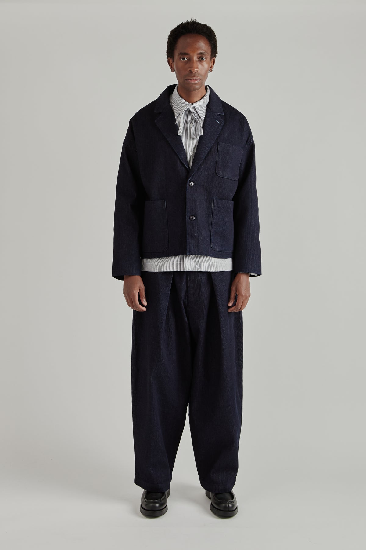 Estudio Niksen FW26 Raw Denim Corduroy Blazer Raw Denim1699