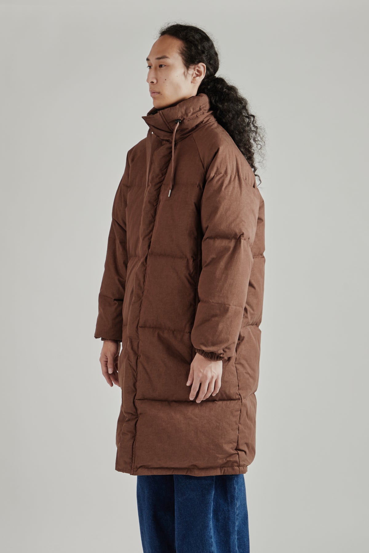 Reversible Heavy Puffer - Brown/Checkered