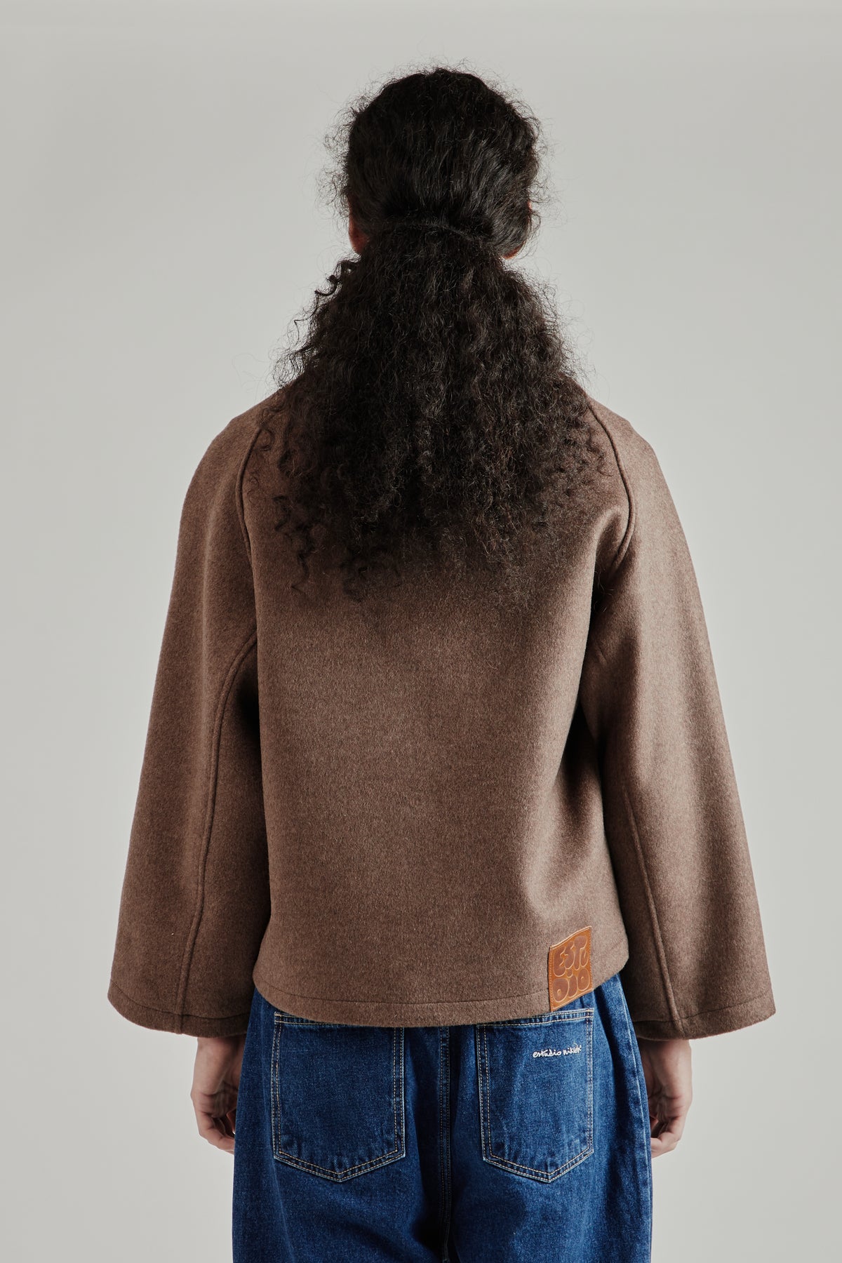 Wool Pocket Coat - Brown