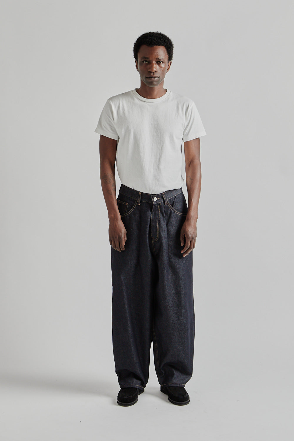 Estudio Niksen SS25 Raw Denim Balloon Jeans Indigo Raw Denim 1