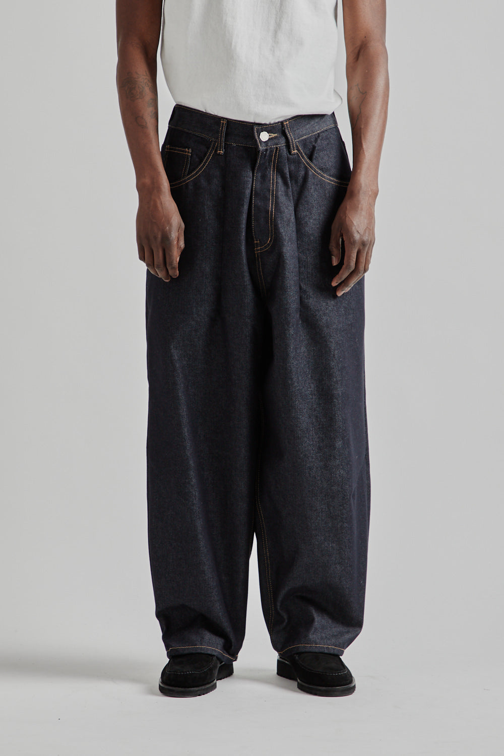 Estudio Niksen SS25 Raw Denim Balloon Jeans Indigo Raw Denim 2